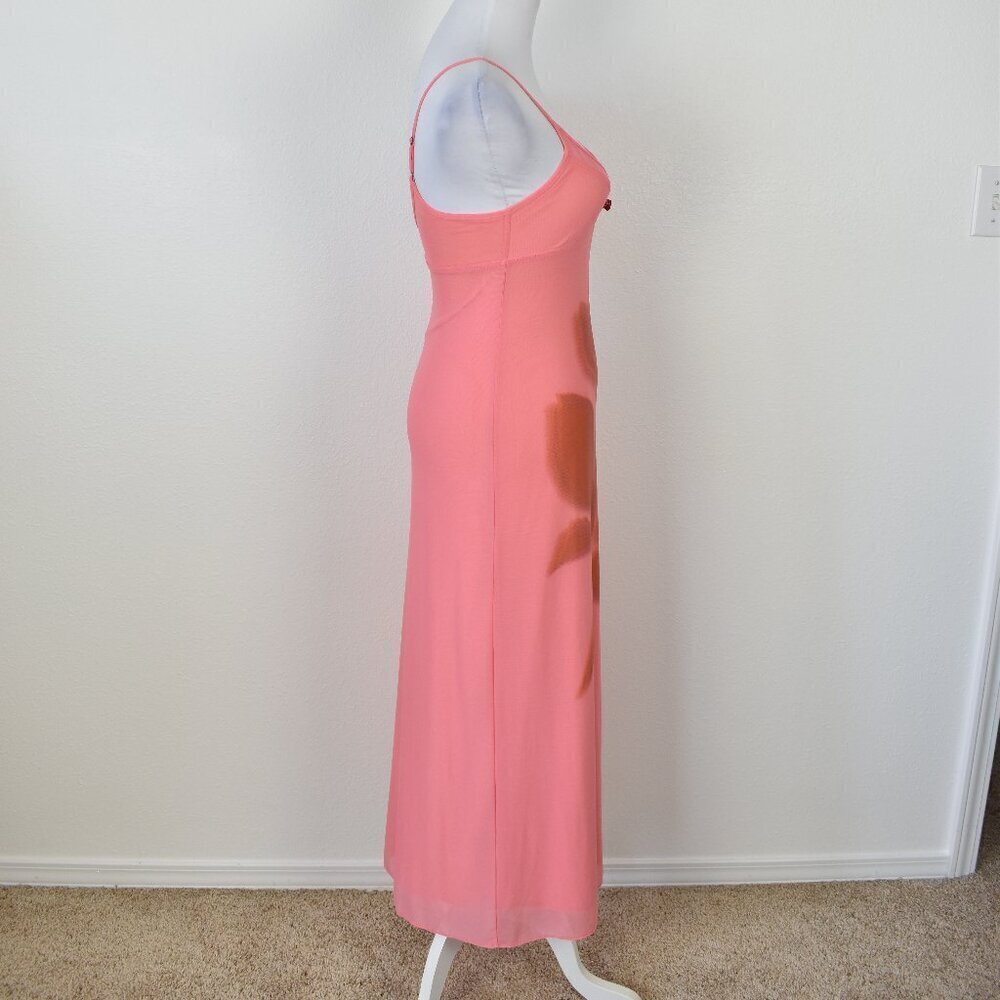 Kimchi Blue Ginnie Printed Mesh Midi Floral Slip Dress - XS - Picture 5 of 9